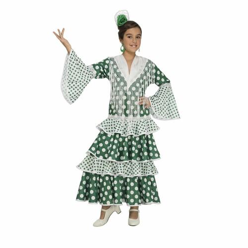 Kostume til børn Feria Grøn Flamenco danser (1 Dele) 10-12 år