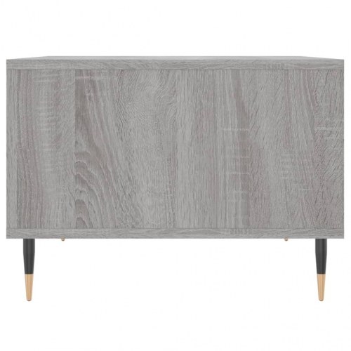 Sofabord med opbevaring 60×50×36,5 cm - grå sonoma-eg