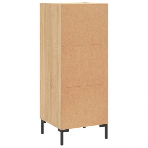 Skænk/kommode 34,5 × 34 × 90 cm - konstrueret træ i sonoma-eg