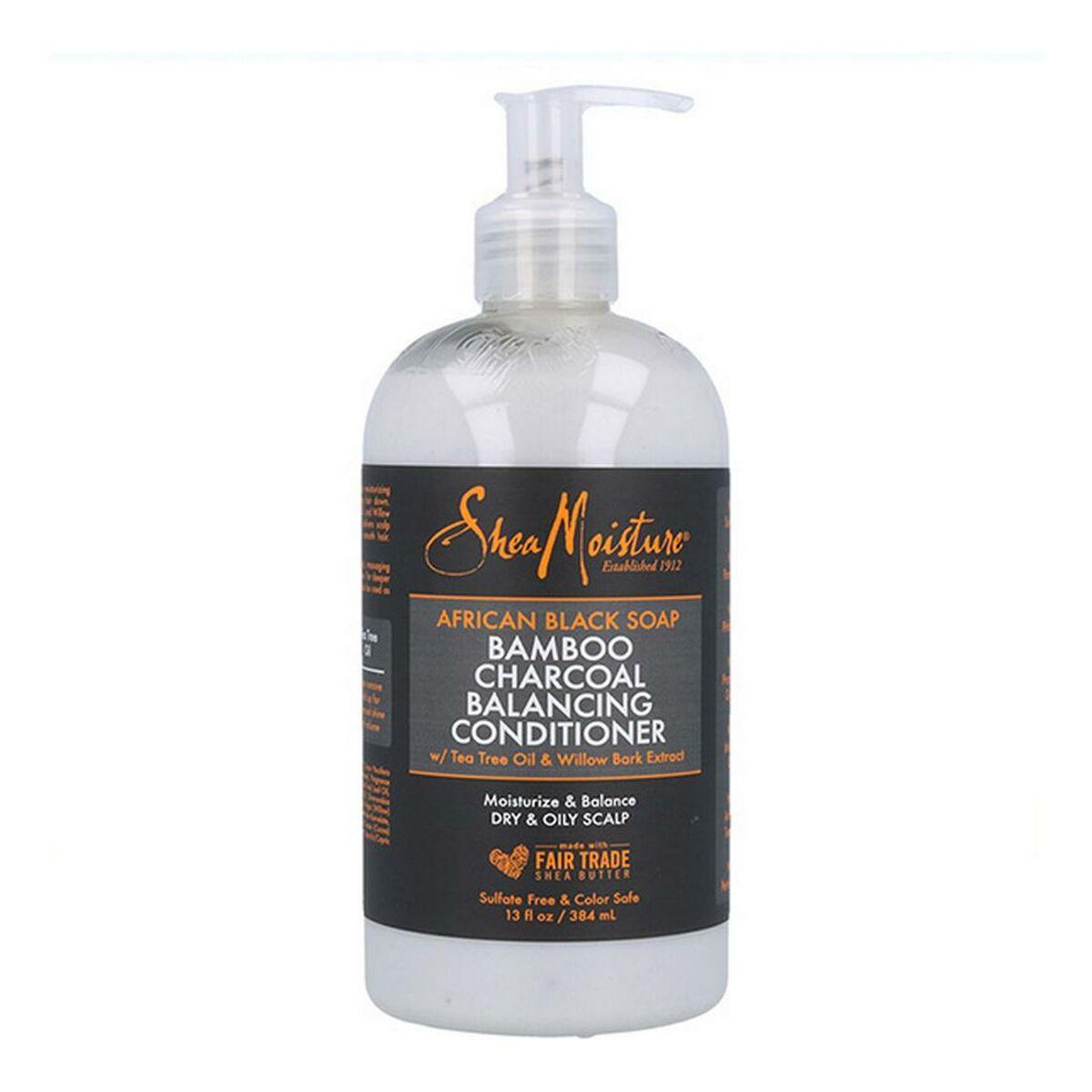 Hårbalsam African Black Soap Bamboo Charcoal Shea Moisture 384