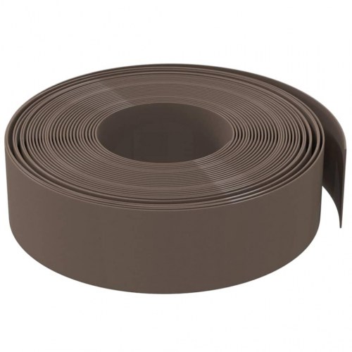 Bedkanter 4 stk. 10 m x 15 cm PE - brun