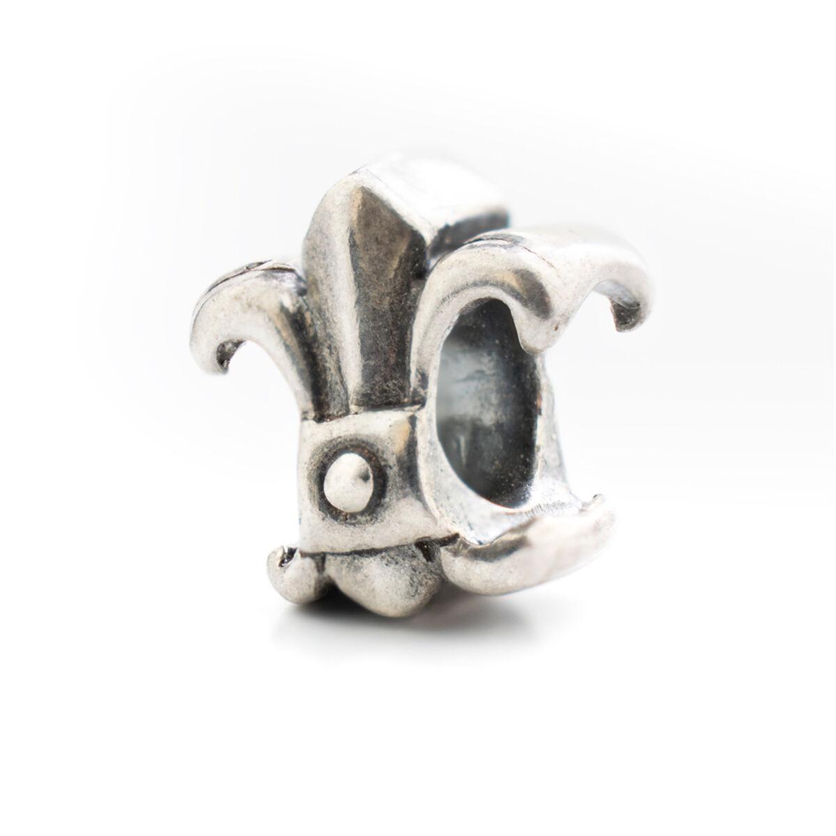 Charm i sterling sølv - sølvfarvet, 1 cm