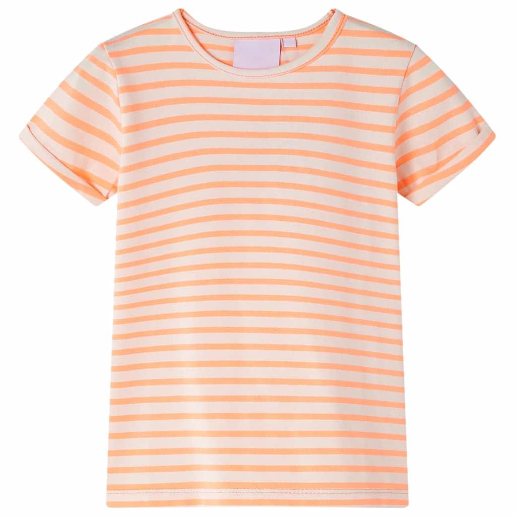 T-shirt til børn str. 92 neon-orange