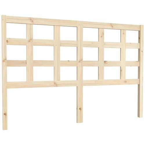 Sengegærde 145,5x4x100 cm massivt fyrretræ