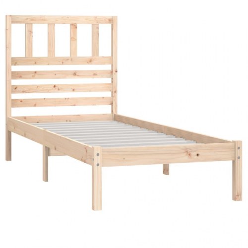 Sengeramme 90 x 200 cm i massivt fyrretræ