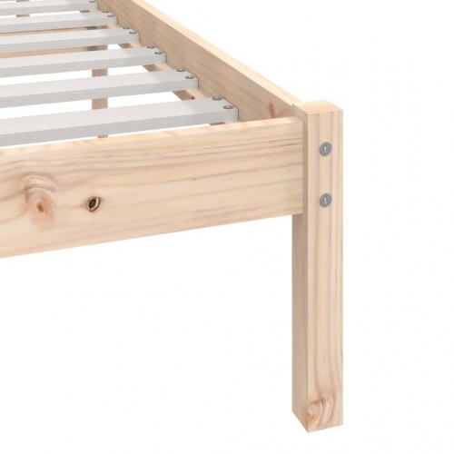Sengeramme 90 x 200 cm i massivt fyrretræ
