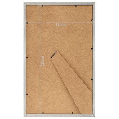 Billedrammer 3 stk. til bord 13x18 cm MDF sølvfarvet