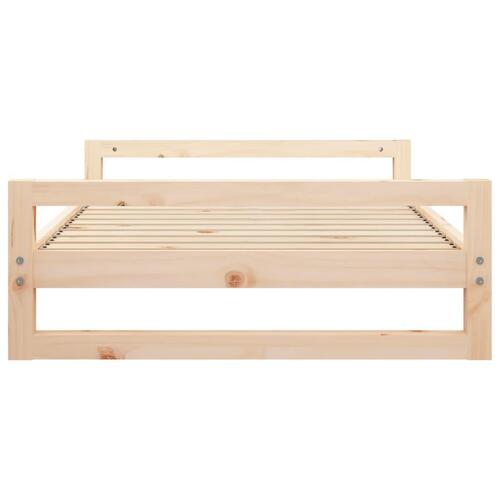 Hundeseng 105,5x75,5x28 cm massivt fyrretræ