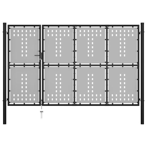 Havelåge 350 x 150 cm stål sort