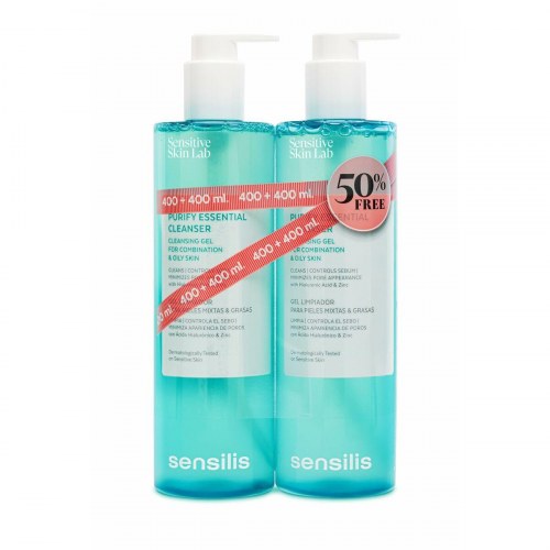 Ansigtsrens gel Sensilis Purify Essential - 2 x 400 ml