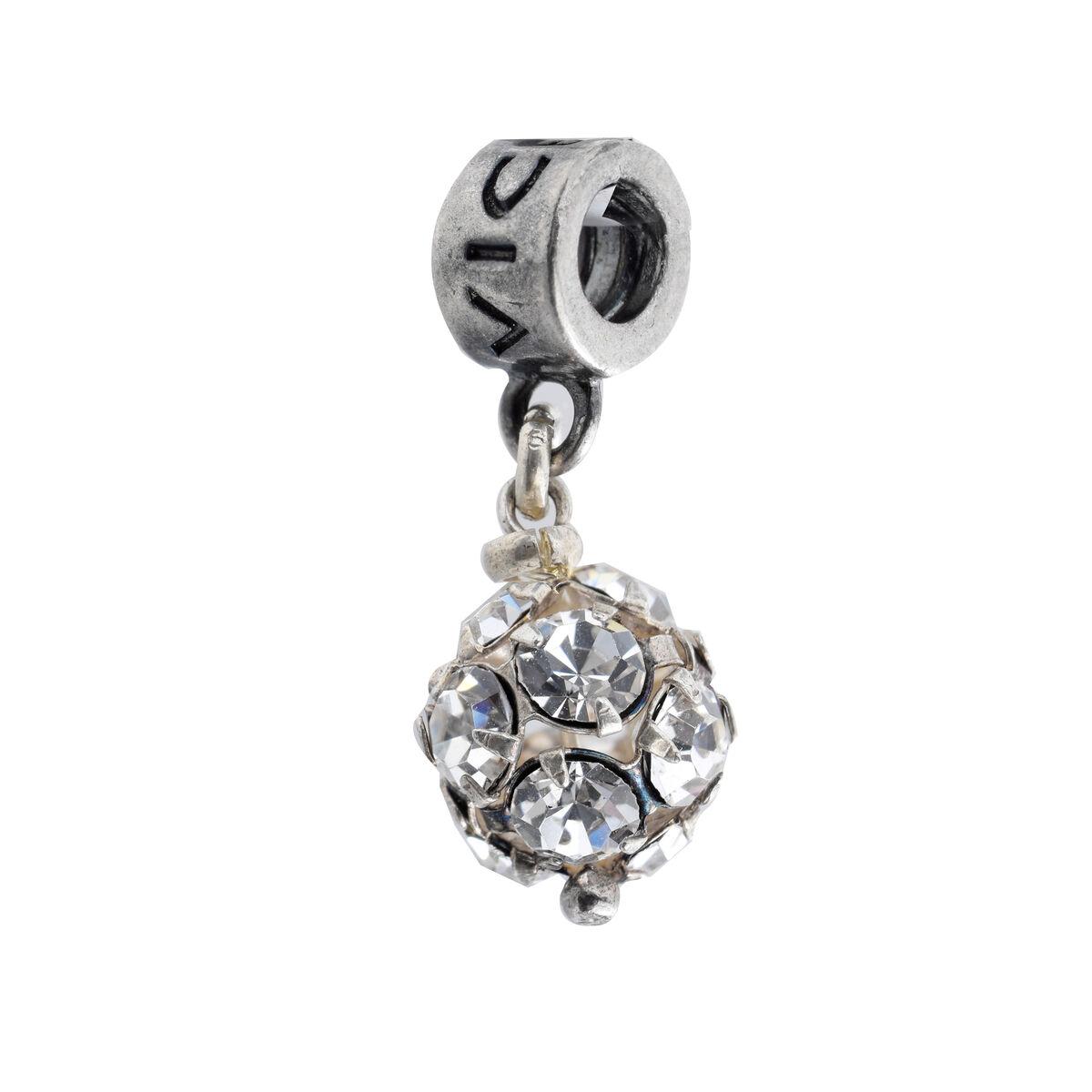 Charm/vedhæng - sterling sølv, sølvfarvet, 1 cm (VMM0076-00)