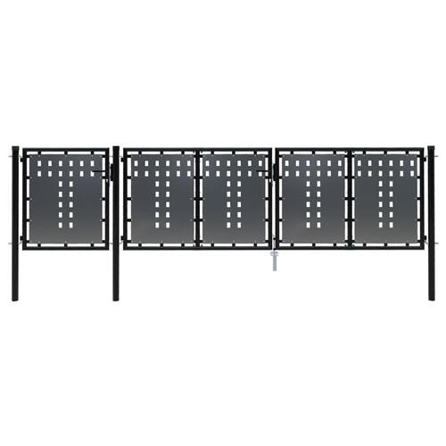 Havelåge 400 x 100 cm stål sort