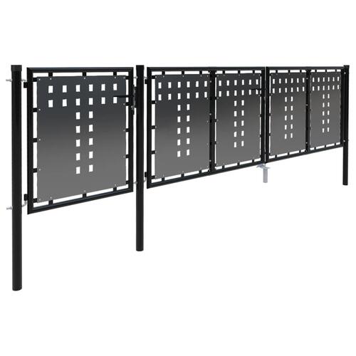 Havelåge 400 x 100 cm stål sort