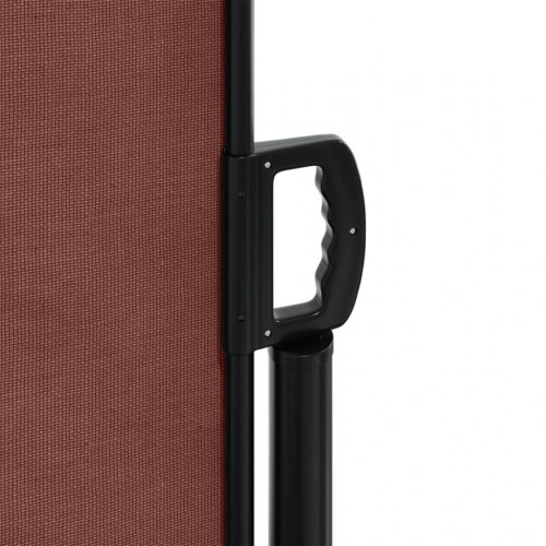 Sidemarkise 117 × 300 cm - sammenrullelig, brun