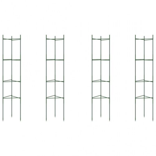 Espalierer til tomater 4 stk. 154 cm stål og PP
