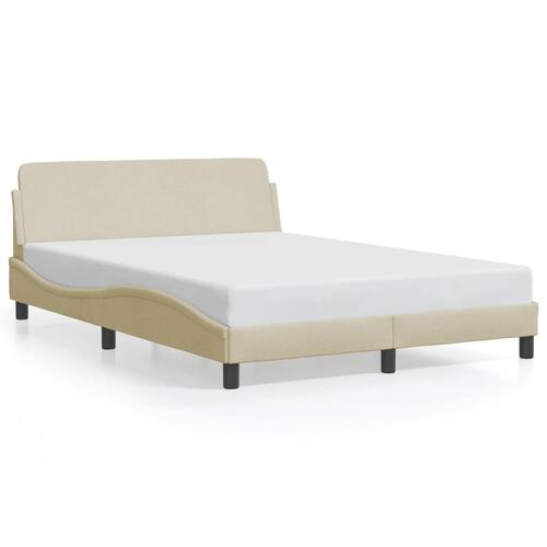 Sengeramme uden madras Creme 120x200 cm Stof