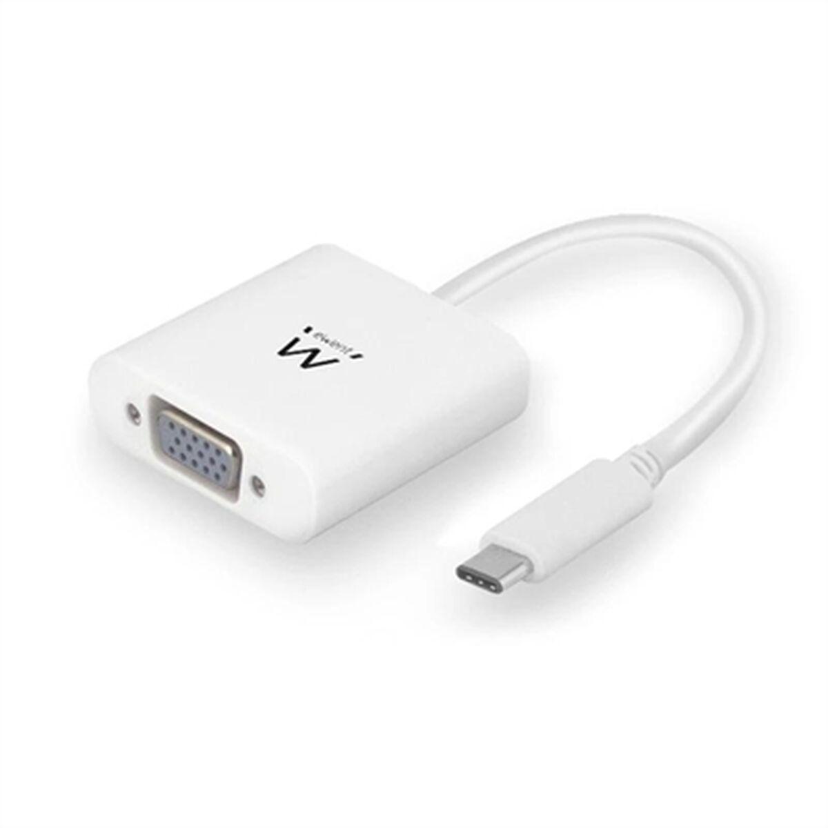 Usb C Til Vga Adapter Ewent Ec1050