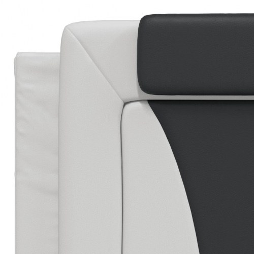 Sengeramme Viana 180 x 200 cm uden madras - hvid/sort