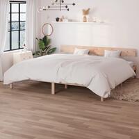 Sengeramme 180x200 cm massivt fyrretræ