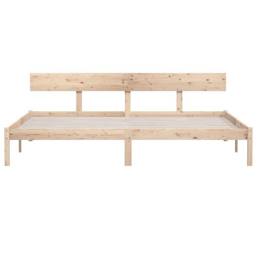 Sengeramme 180x200 cm massivt fyrretræ
