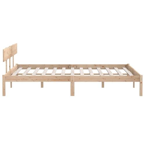 Sengeramme 180x200 cm massivt fyrretræ