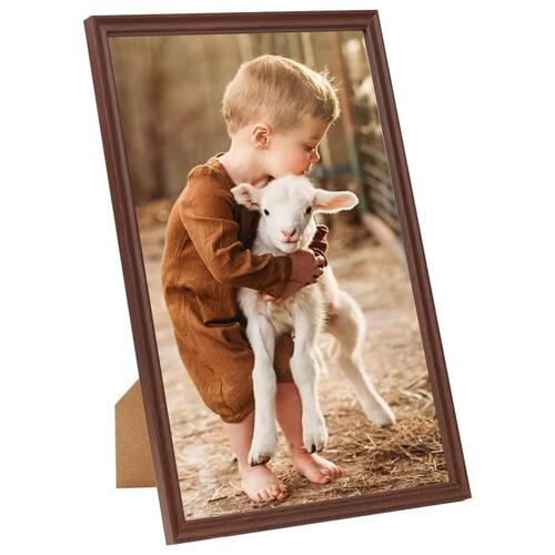 Billedrammer 10 stk. til bord 13x18 cm MDF brun