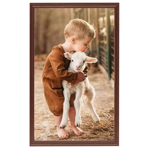 Billedrammer 10 stk. til bord 13x18 cm MDF brun