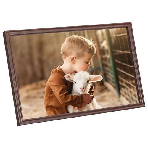 Billedrammer 10 stk. til bord 13x18 cm MDF brun