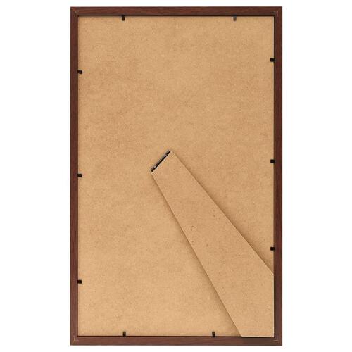 Billedrammer 10 stk. til bord 13x18 cm MDF brun