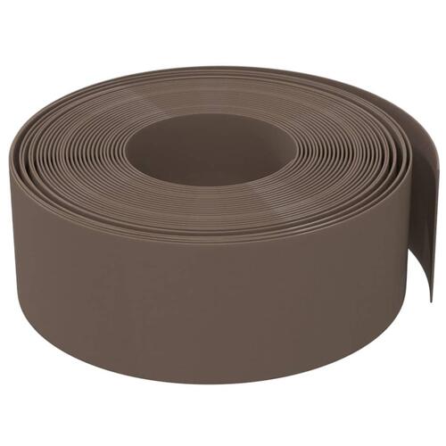 Græskant 10 m 20 cm polyethylen brun