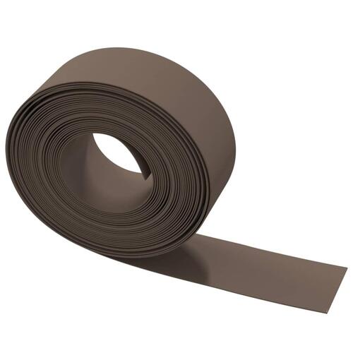 Græskant 10 m 20 cm polyethylen brun
