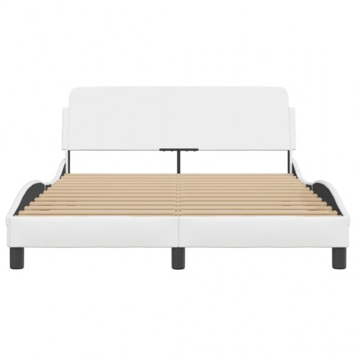 Sengeramme Dover 120 x 200 cm kunstlæder - hvid