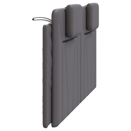 Gavlpude Viana 160 cm - kunstlæder, grå
