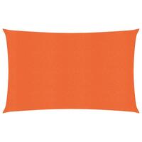 Solsejl 2x4,5 m 160 g/m² HDPE orange