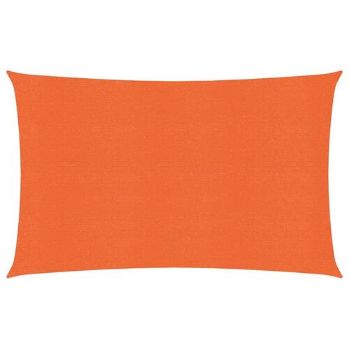 Solsejl 2x4,5 m 160 g/m² HDPE orange