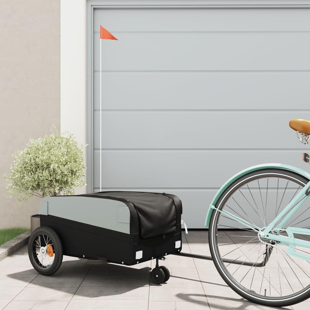 Cykelanhænger 30 kg jern sort