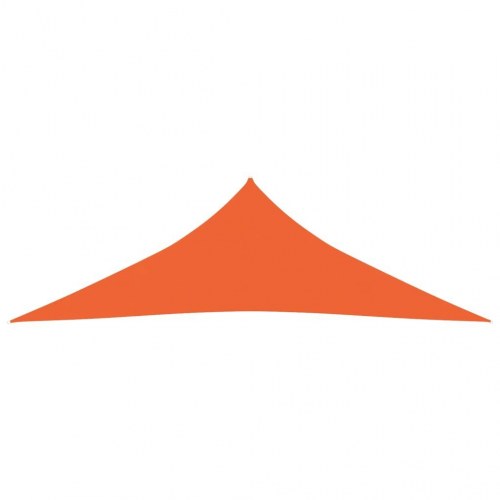 Solsejl 3x3x3 m 160 g/m² HDPE orange