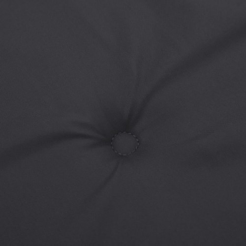 Stolehynder med høj ryg - 6 stk., 120 × 50 × 3 cm, sort stof