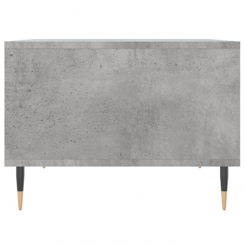 Sofabord i konstrueret træ med opbevaring 60×50×36,5 cm - betongrå