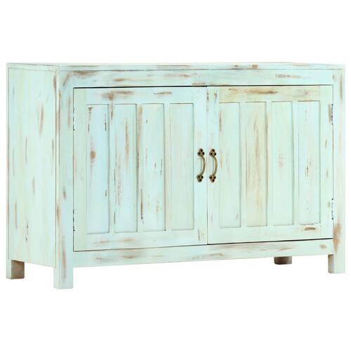 Skænk 110x35x70 cm massivt mangotræ lyseblå