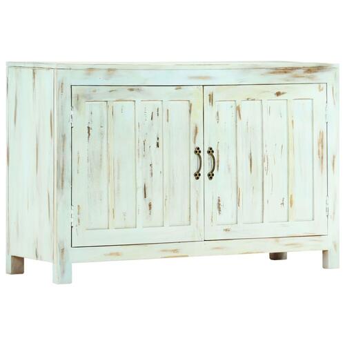 Skænk 110x35x70 cm massivt mangotræ lyseblå