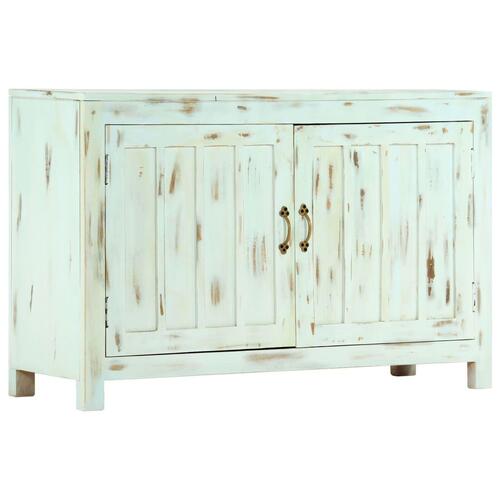 Skænk 110x35x70 cm massivt mangotræ lyseblå