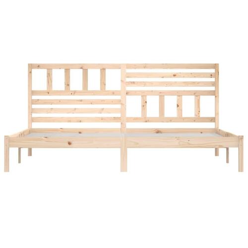 Sengeramme 180x200 cm massivt fyrretræ