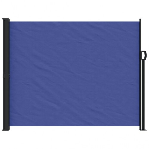 Sammenrullelig sidemarkise 160 × 600 cm - blå