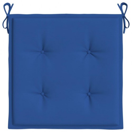 Hynder til havestol - 6 stk., 50×50×4 cm, oxfordstof, kongeblå