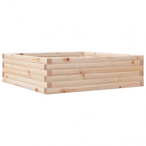 Plantekasse 80x80x23 cm massivt fyrretræ