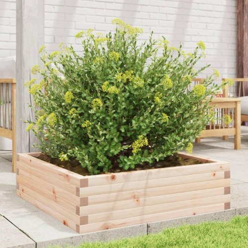 Plantekasse 80x80x23 cm massivt fyrretræ