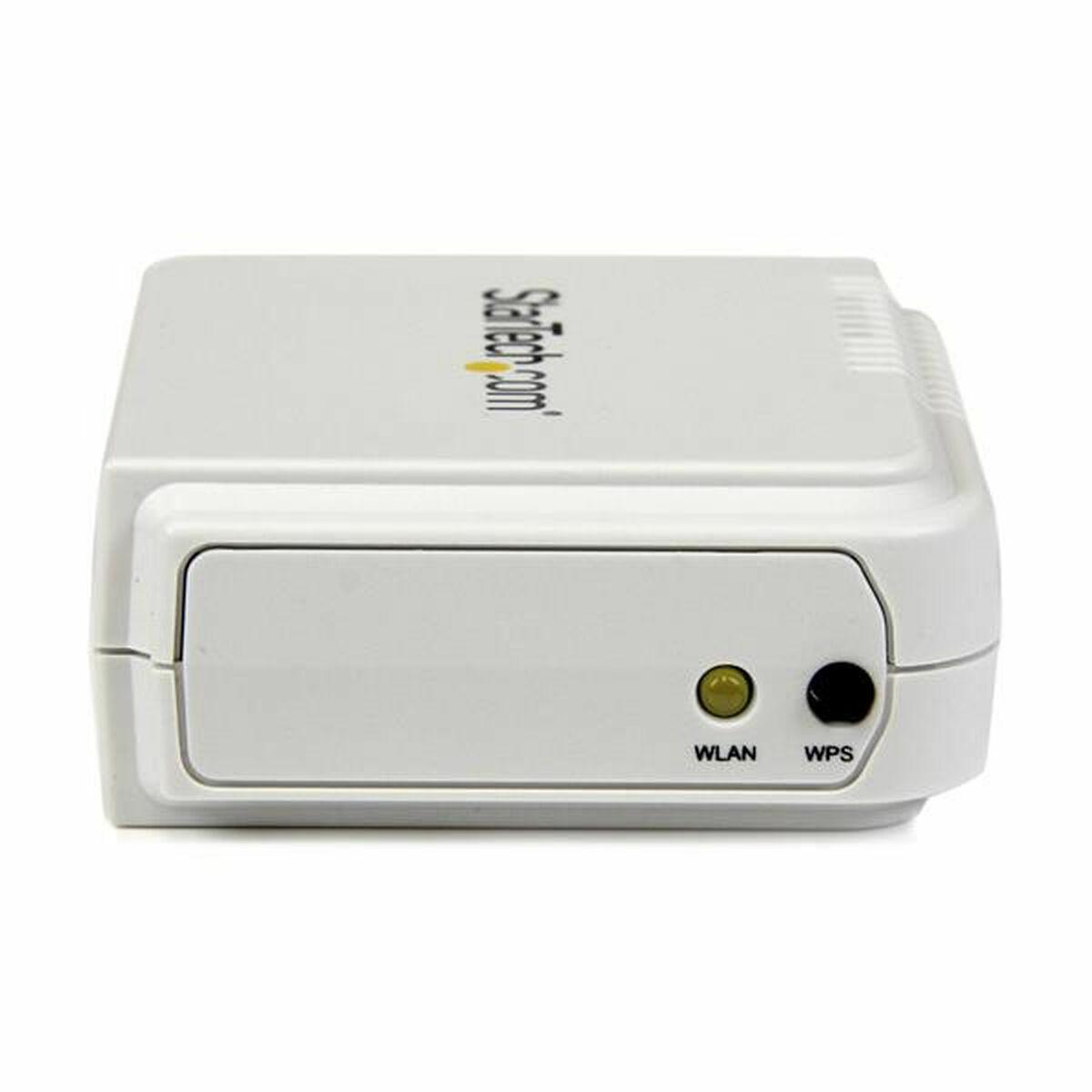 StarTech PM1115UWEU trådløs printserver - WiFi, Ethernet LAN, EU-stik billede
