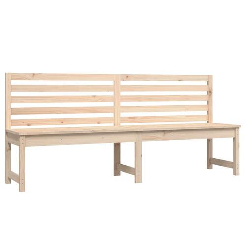 Havebænk 201,5 cm massivt fyrretræ