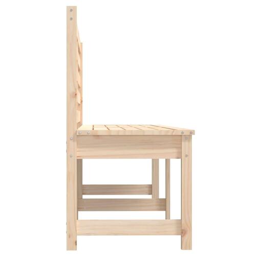 Havebænk 201,5 cm massivt fyrretræ